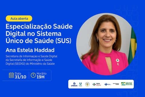 Saúde Digital no SUS: Curso gratuito com 1.000 vagas é lançado para capacitar profissionais e transformar sistema